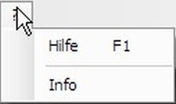 Hilfe Menu